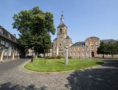 Foto voorplein zomer