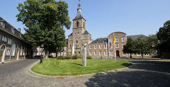 Foto voorplein zomer