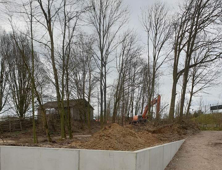 start werkzaamheden nieuwe toiletgebouw