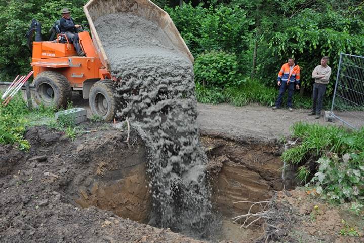 GaiaZOO - Beton storten